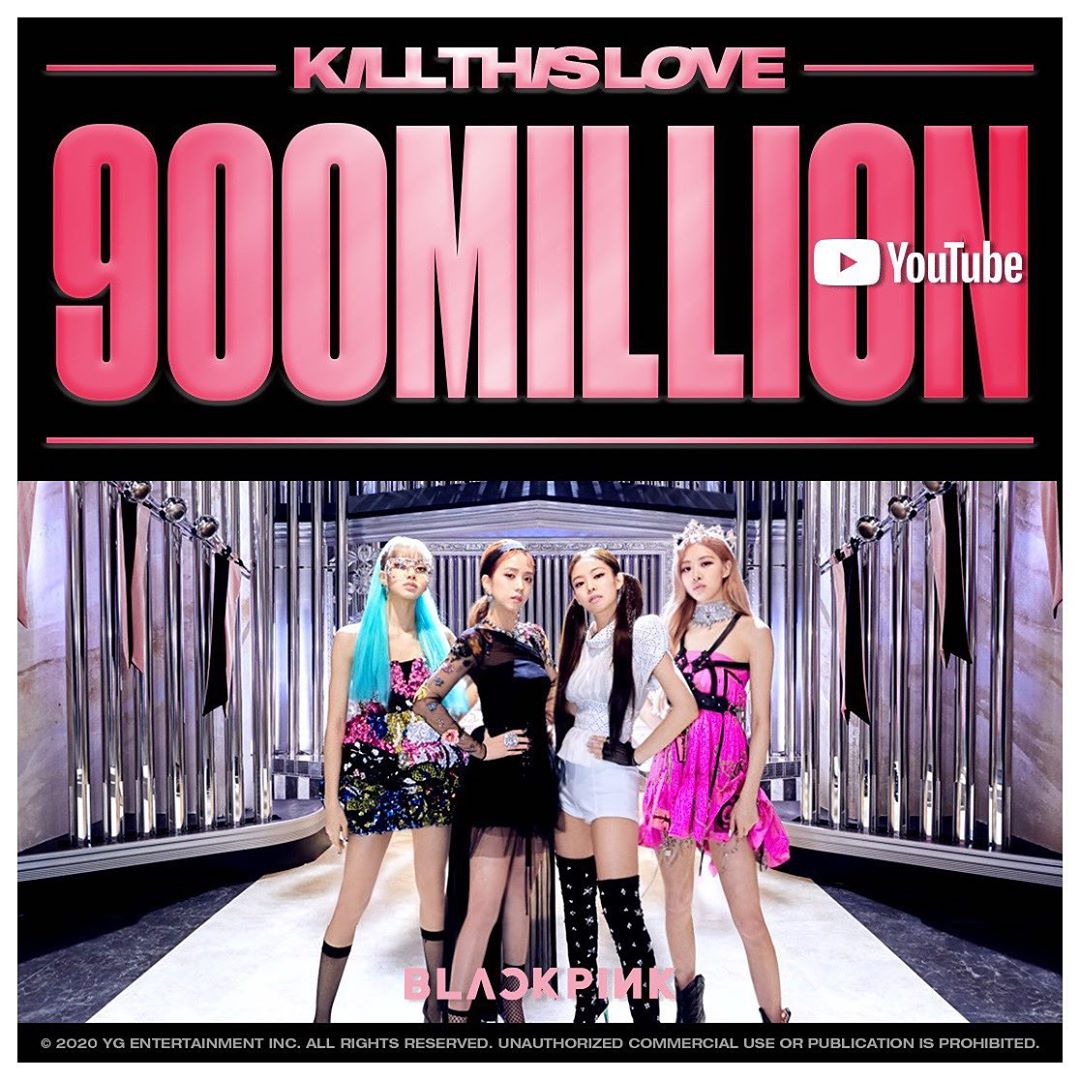 #BLACKPINK #블랙핑크 #KILLTHISLOVE #MV #900MILLION #YOUTUBE #YG…