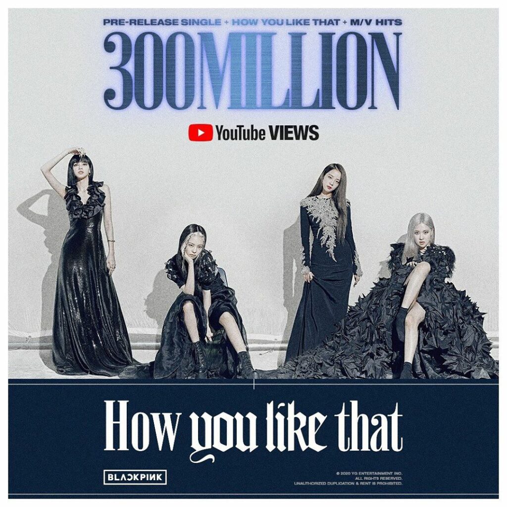 #BLACKPINK #블랙핑크 #HowYouLikeThat #MV #300MILLION #YOUTUBE #YG…