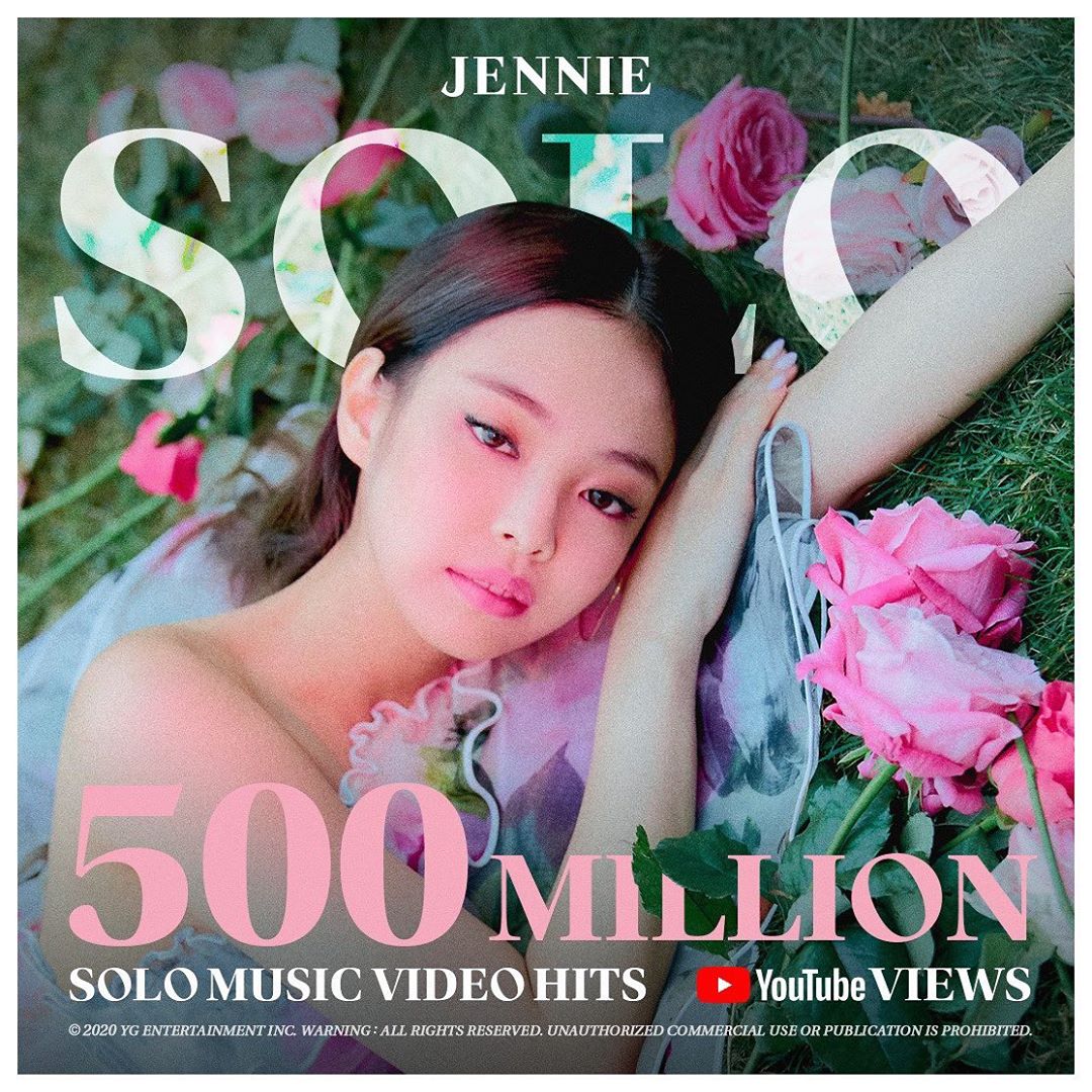 #BLACKPINK #블랙핑크 #JENNIE #제니 #SOLO #MV #500MILLION #YOUTUBE #YG…