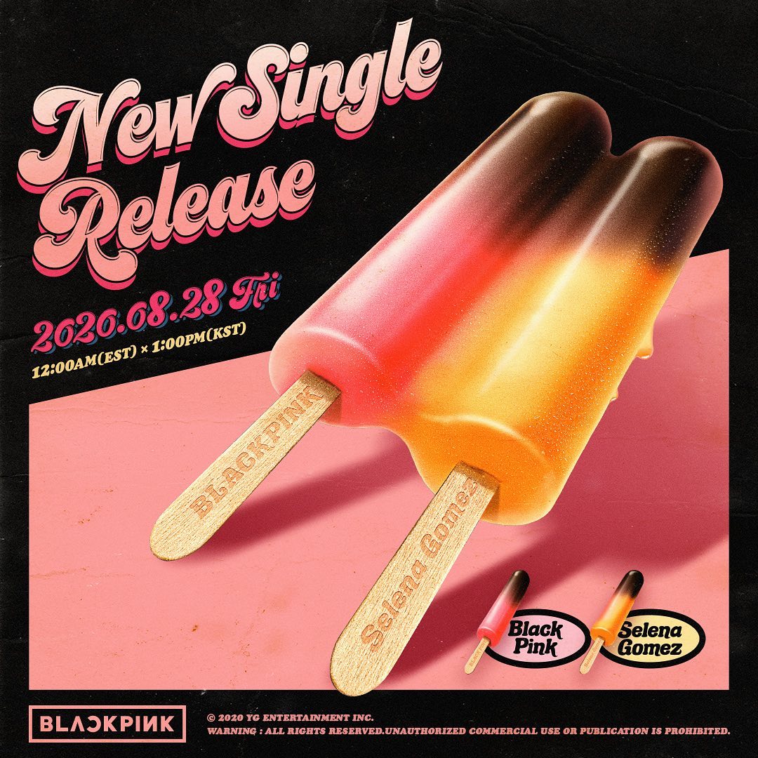 @selenagomez  #BLACKPINK #블랙핑크 #SelenaGomez #셀레나고메즈 #NewSingle #TeaserPoster …