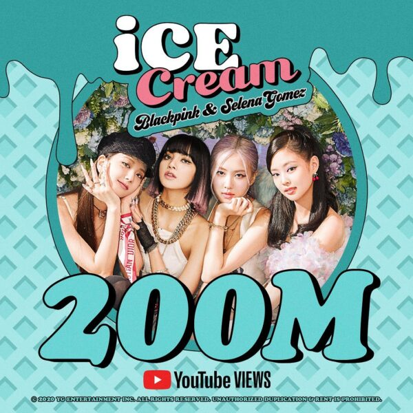 #BLACKPINK #블랙핑크 #SelenaGomez #셀레나고메즈 #IceCream #MV #200MILLION #YOUTUBE #YG…
