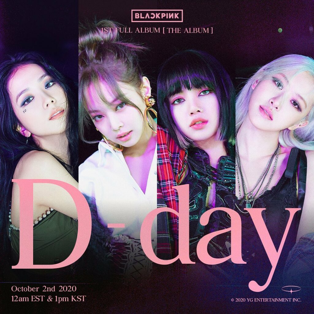 #BLACKPINK #블랙핑크 #1stFULLALBUM #THEALBUM #D_DAY #20201002_12amEST #20201002_1pmK…