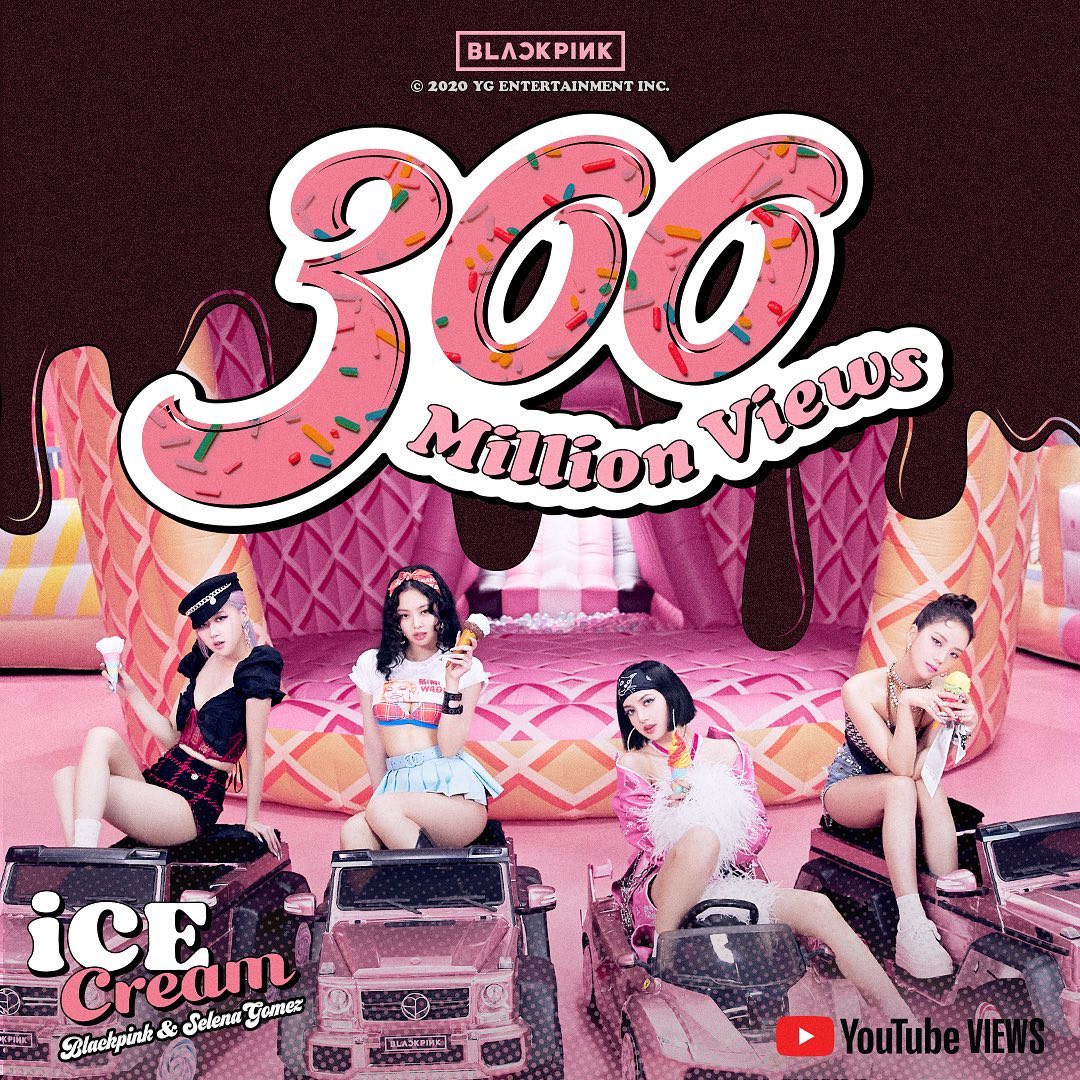 #BLACKPINK #블랙핑크 #SelenaGomez #셀레나고메즈 #IceCream #MV #300MILLION #YOUTUBE #YG…
