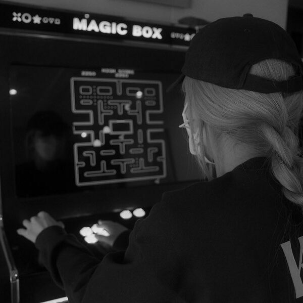 Me in the midst of an intense game of pacman  (ignore the high score, i got much…