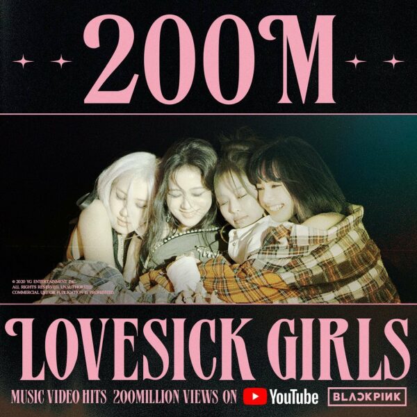 #BLACKPINK #블랙핑크 #LovesickGirls #MV #200MILLION #YOUTUBE #YG…