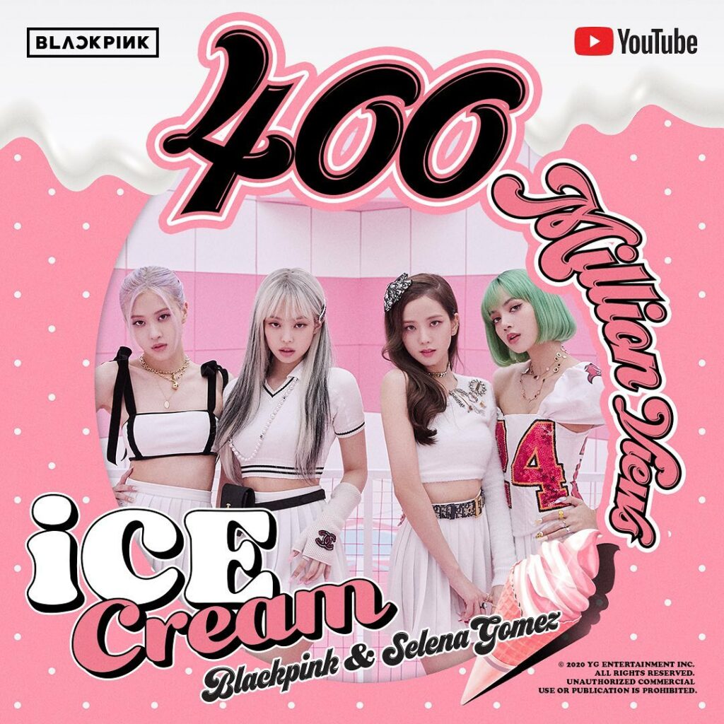 #BLACKPINK #블랙핑크 #SelenaGomez #셀레나고메즈 #IceCream #MV #400MILLION #YOUTUBE #YG…