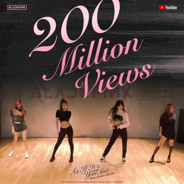 #BLACKPINK #블랙핑크 #ASIFITSYOURLAST #마지막처럼 #DANCE_PRACTICE #안무영상 #200MILLION #YOUT…