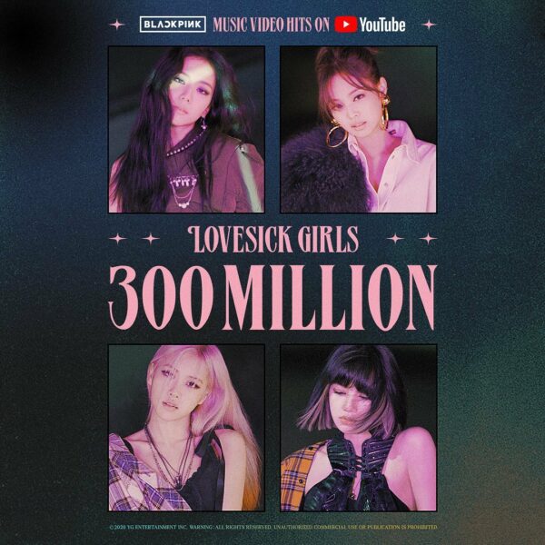 #BLACKPINK #블랙핑크 #LovesickGirls #MV #300MILLION #YOUTUBE #YG…