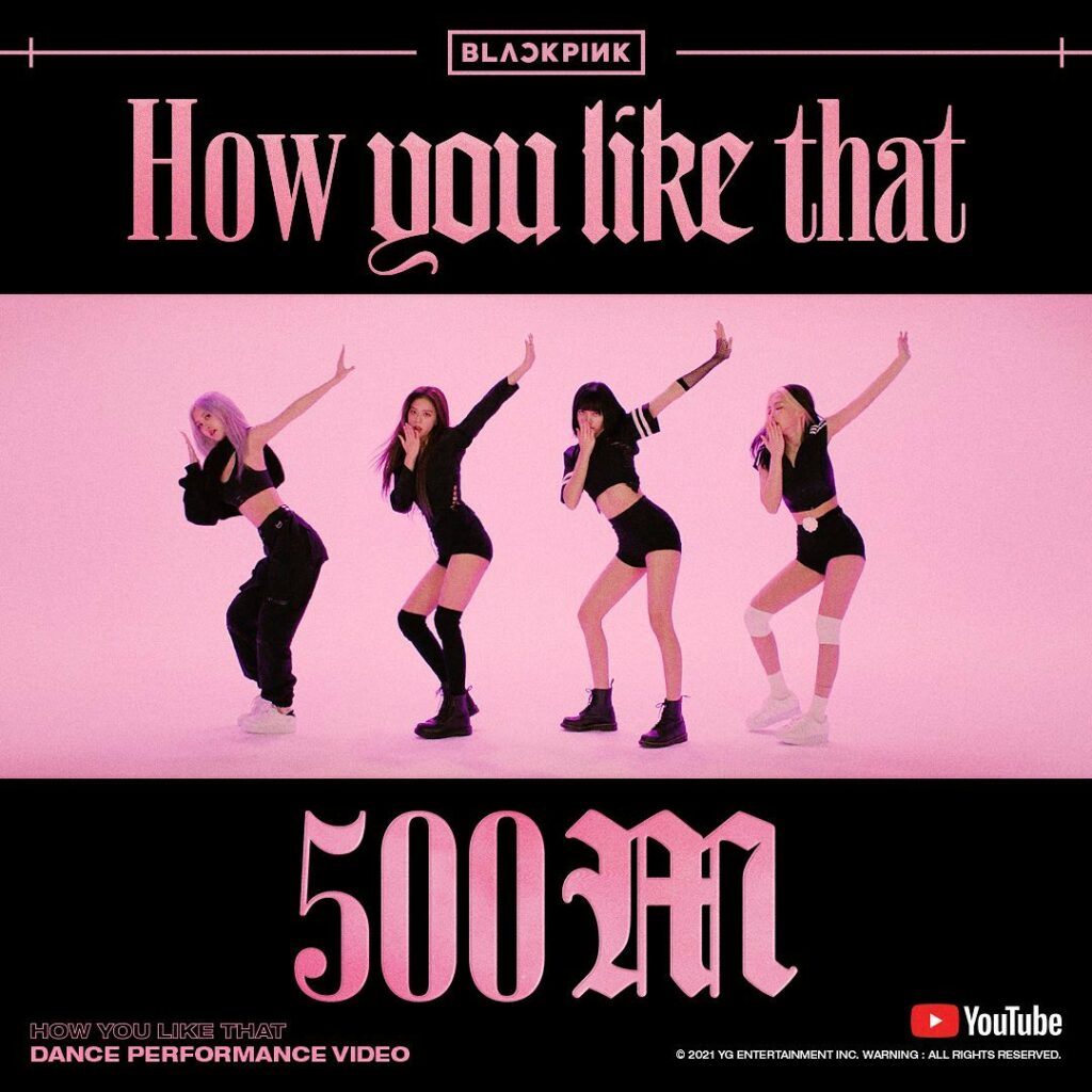 #BLACKPINK #블랙핑크 #HowYouLikeThat #DANCE_PERFORMANCE_VIDEO #안무영상 #500MILLION #YOU…