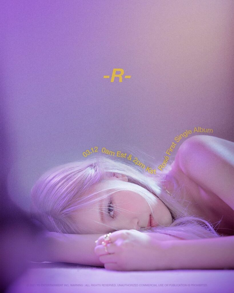 #ROSÉ #로제 #BLACKPINK #블랙핑크 #FirstSingleAlbum #R #20210312_0amEST #20210312_2pmKS…