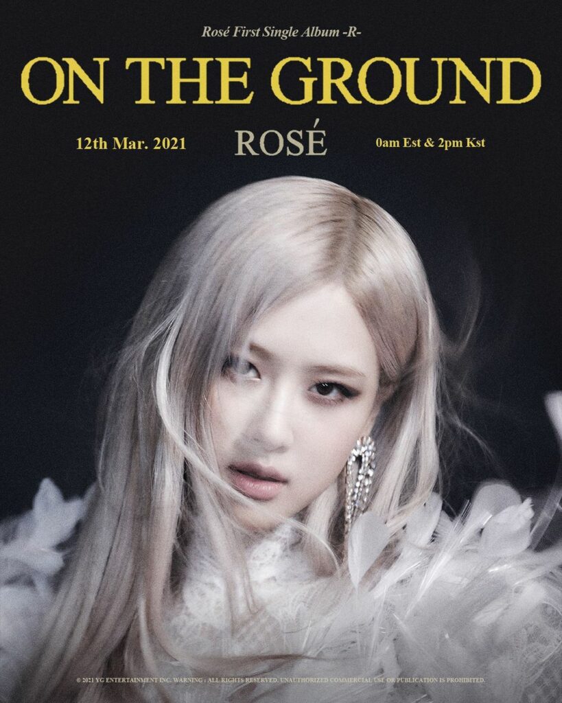 #ROSÉ #로제 #BLACKPINK #블랙핑크 #FirstSingleAlbum #R #TITLE #OnTheGround #20210312_0a…