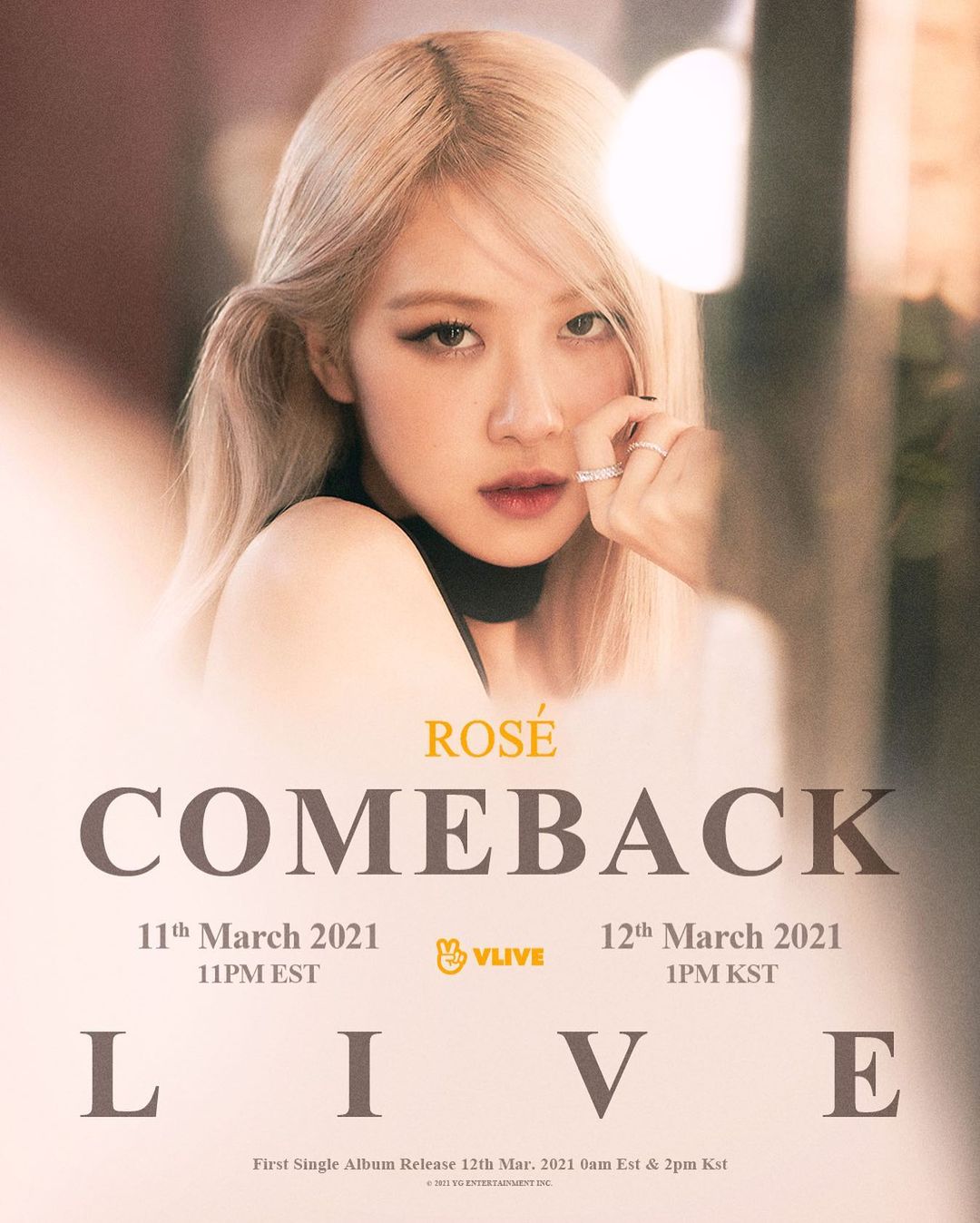#ROSÉ #로제 #BLACKPINK #블랙핑크 #R #COMEBACKLIVE #March11th_11pmEST #March12th_1pmKST…