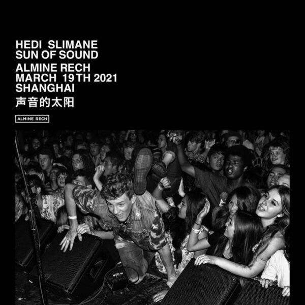 @hedislimane 
SUN OF SOUND /
EXHIBITION AT ALMINE RECH GALLERY / SHANGHAI /
MARC…