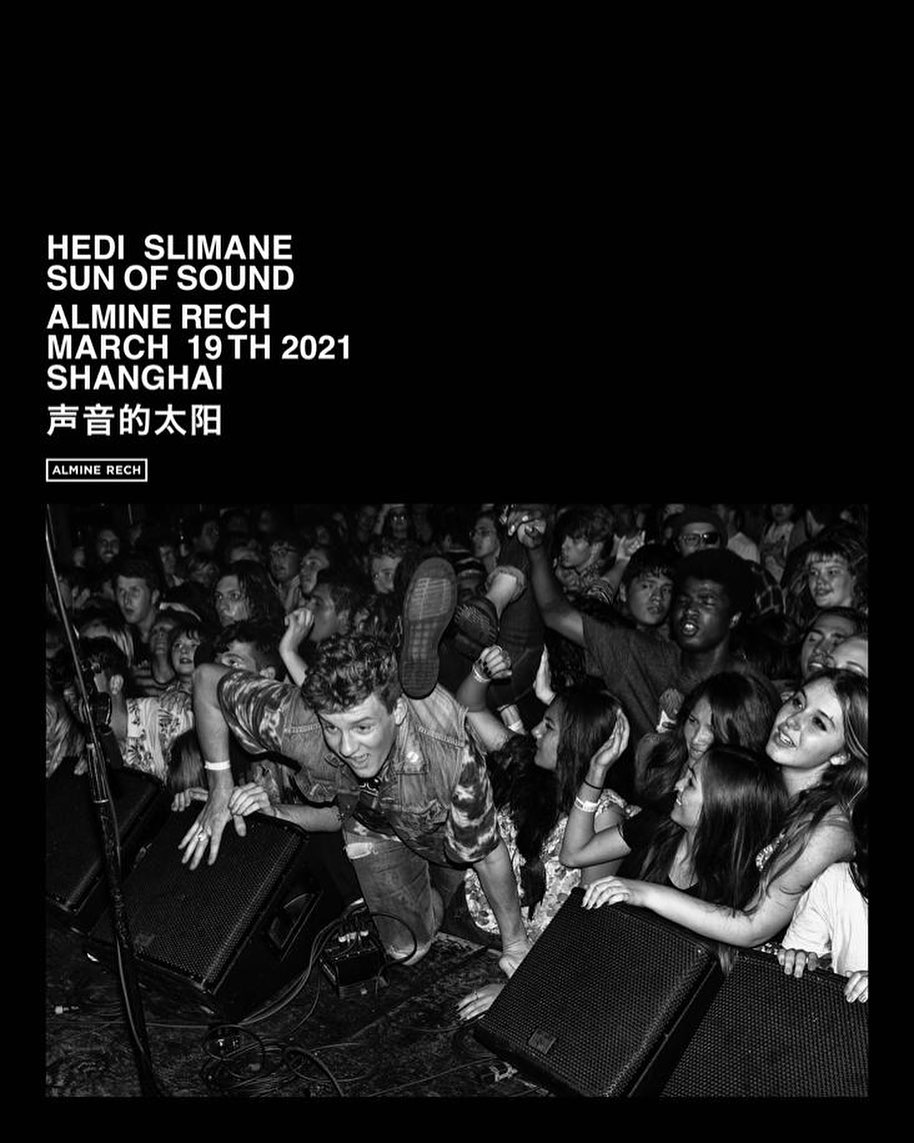 @hedislimane 
SUN OF SOUND /
EXHIBITION AT ALMINE RECH GALLERY / SHANGHAI /
MARC…
