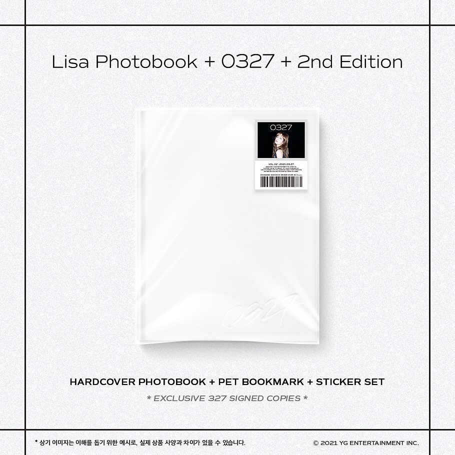 #LISA #리사 #LISAPHOTOBOOK #0327 #VOL_2 #SECONDEDITION #YG…