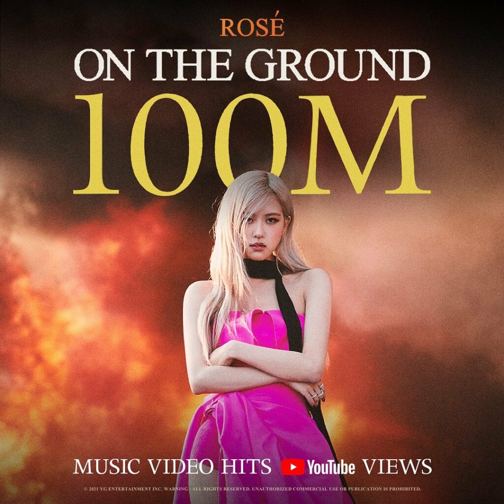 #ROSÉ #로제 #BLACKPINK #블랙핑크 #OnTheGround #MV #100MILLION #YOUTUBE #YG…