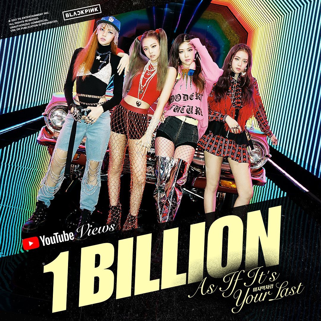 #BLACKPINK #블랙핑크 #ASIFITSYOURLAST #마지막처럼 #MV #1BILLION #YOUTUBE #YG…