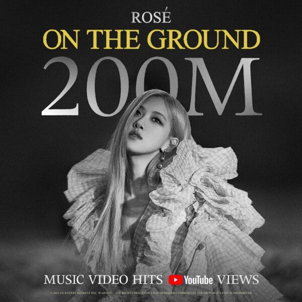 #ROSÉ #로제 #BLACKPINK #블랙핑크 #OnTheGround #MV #200MILLION #YOUTUBE #YG…