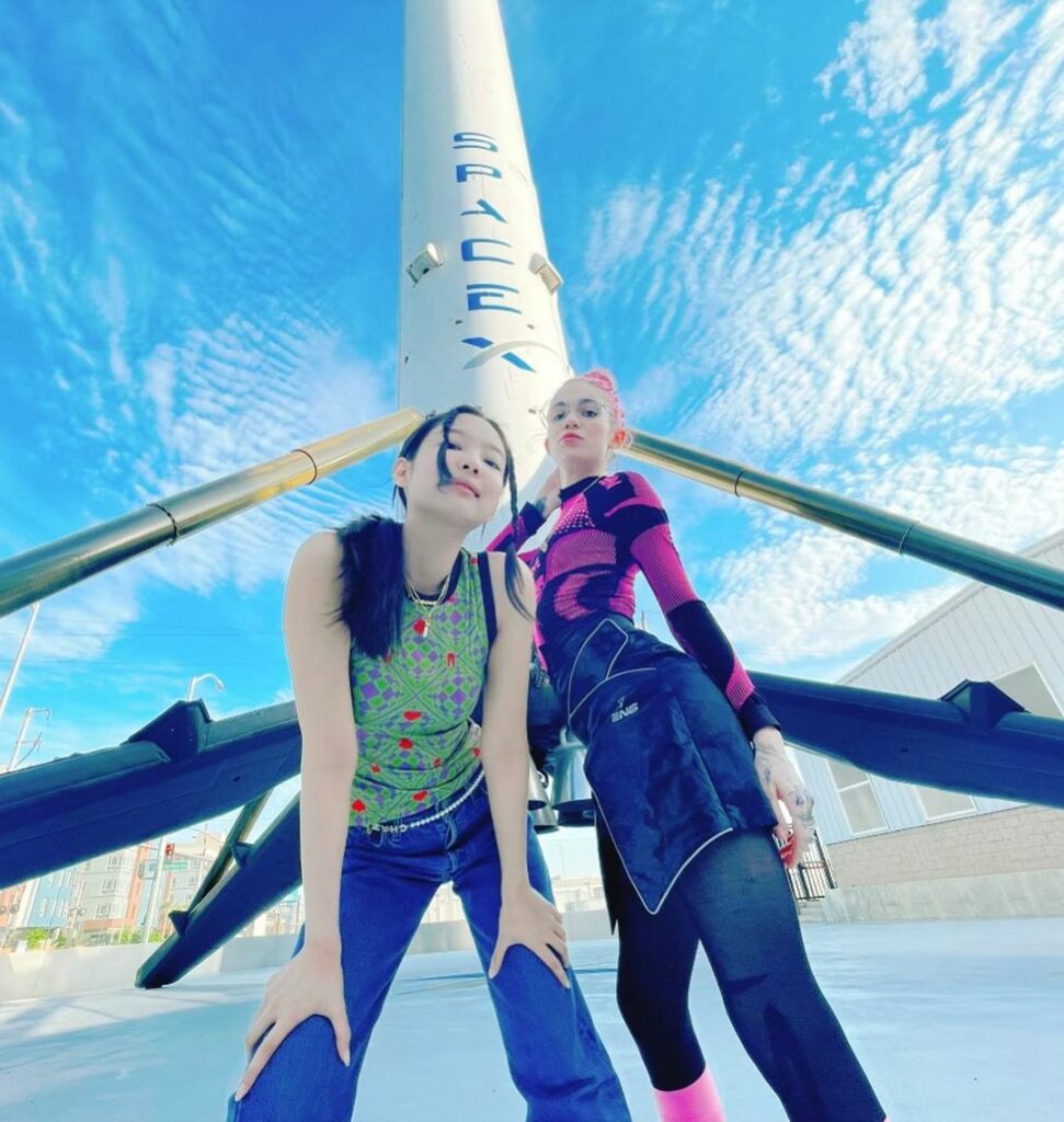 Rocket day with my fairy princess @grimes …