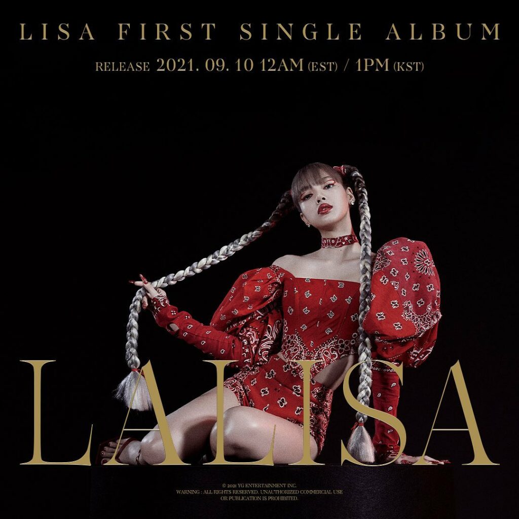 #LISA #리사 #BLACKPINK #블랙핑크 #FIRSTSINGLEALBUM #LALISA #20210910_12amEST #20210910…