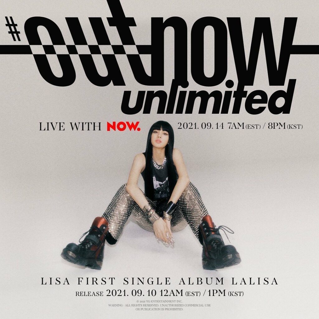 LISA – #OUTNOW Unlimited LISA LIVE POSTER

#LISA #리사 #BLACKPINK #블랙핑크 #FIRSTSING…