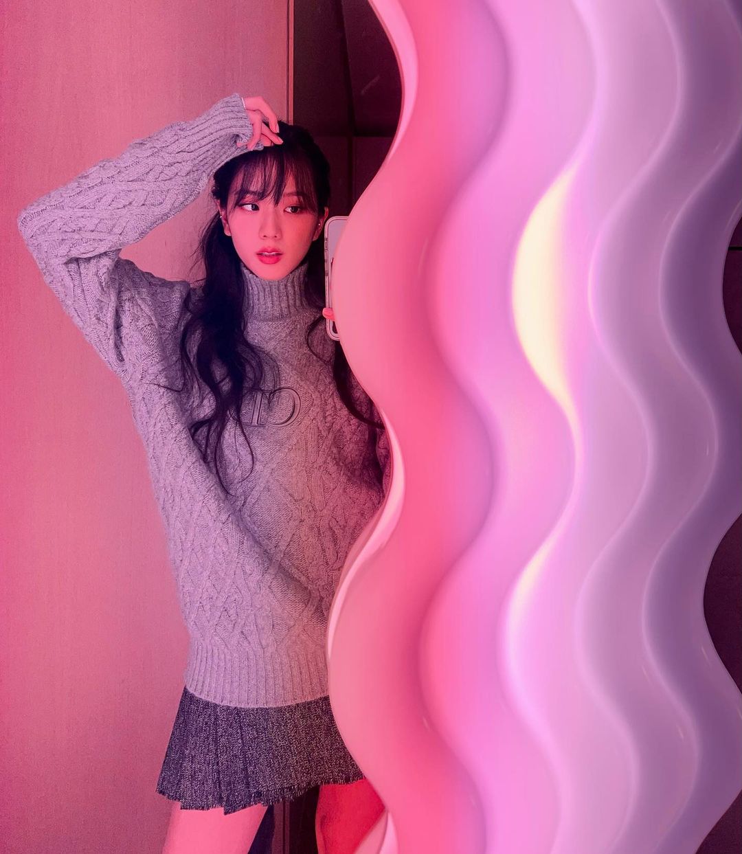 앞머리 아직 있다 …