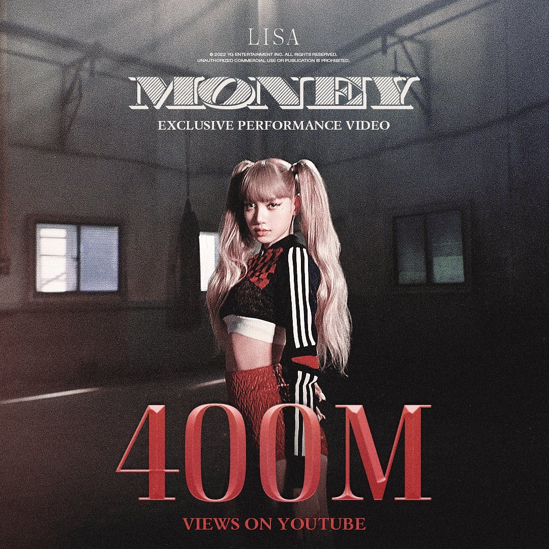 #LISA #리사 #BLACKPINK #블랙핑크 #MONEY #EXCLUSIVE_PERFORMANCE_VIDEO #400MILLION #YOUT…