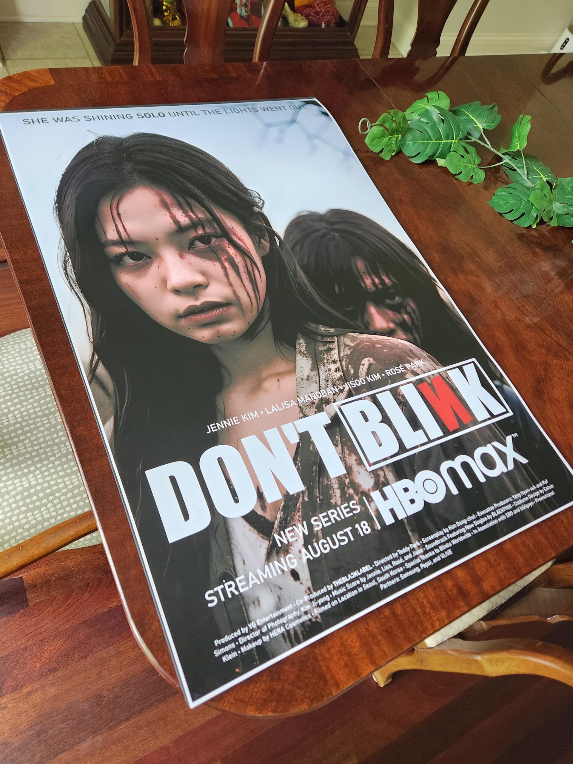 230823 - In celebration of attending our inaugural Blackpink concert in Las Vegas, I have created a fictitious cinematic poster featuring everyone's beloved singer and rising actress, Jennie Kim. I hope you like it!