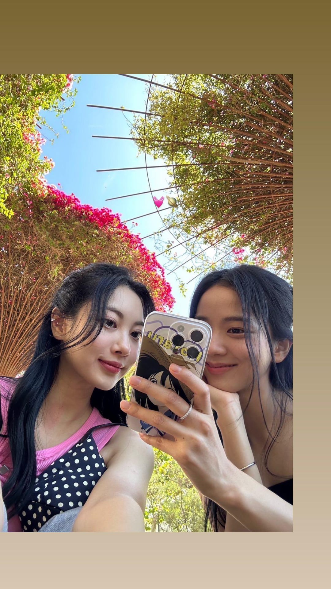 230829 y_ar1492 IG Story Update w/ Jisoo