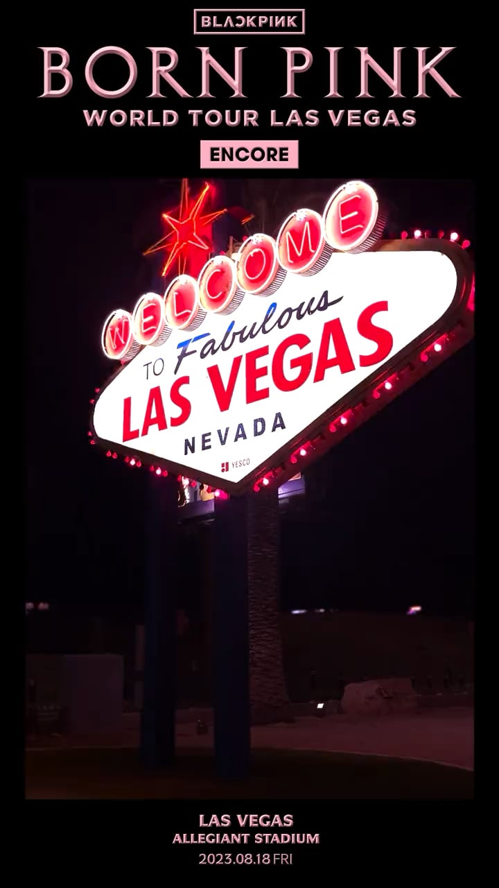 230822 BLACKPINK WORLD TOUR [BORN PINK] LAS VEGAS ENCORE HIGHLIGHT CLIP