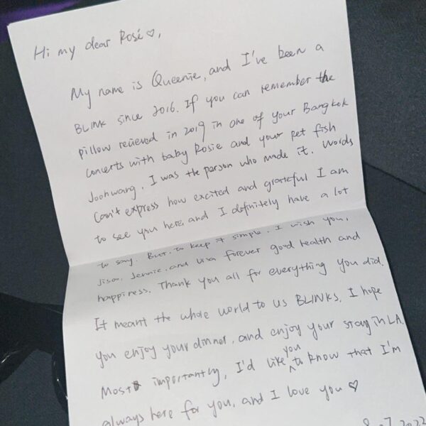 230827 Rosé IG Story Update