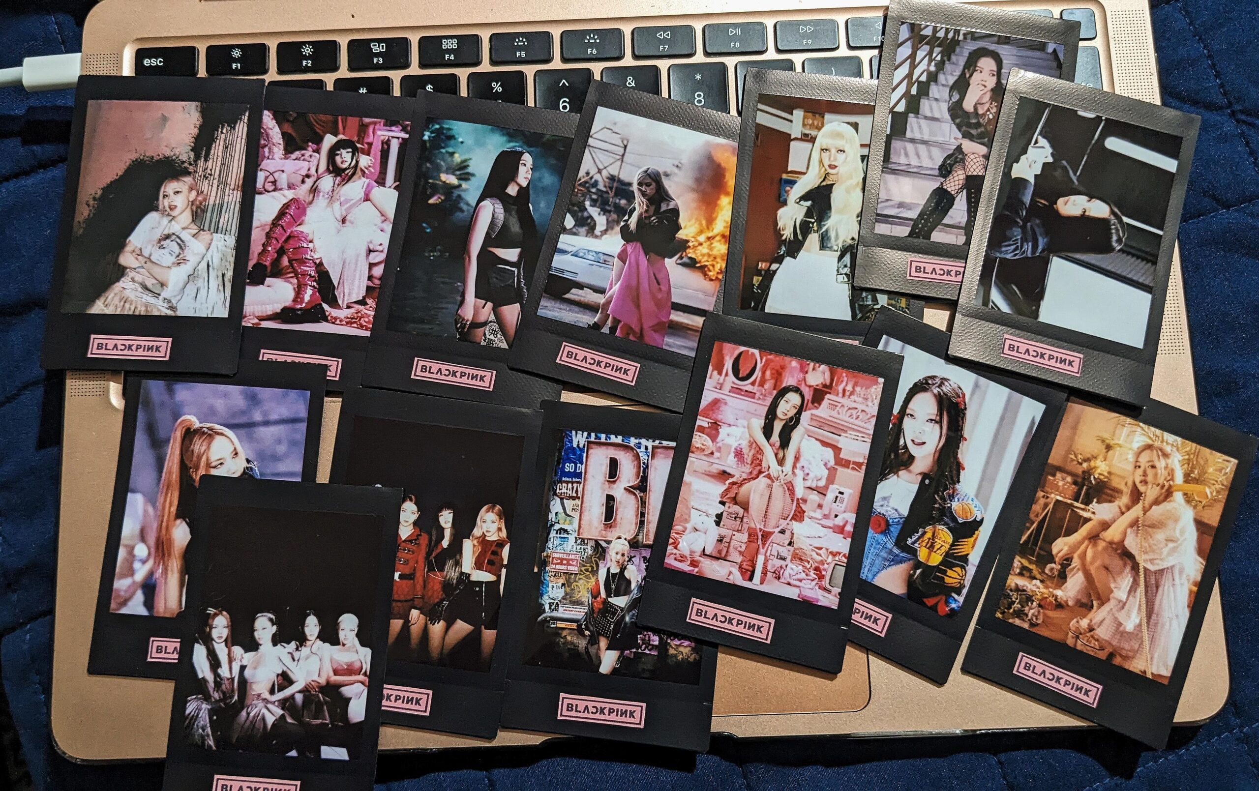 230825 DIY polaroids I'm making to give out at Dodgers Stadium 😁
