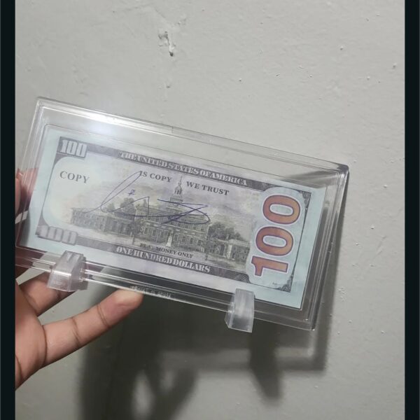 230829 BlackPink Lisa signed Fake $100 bill