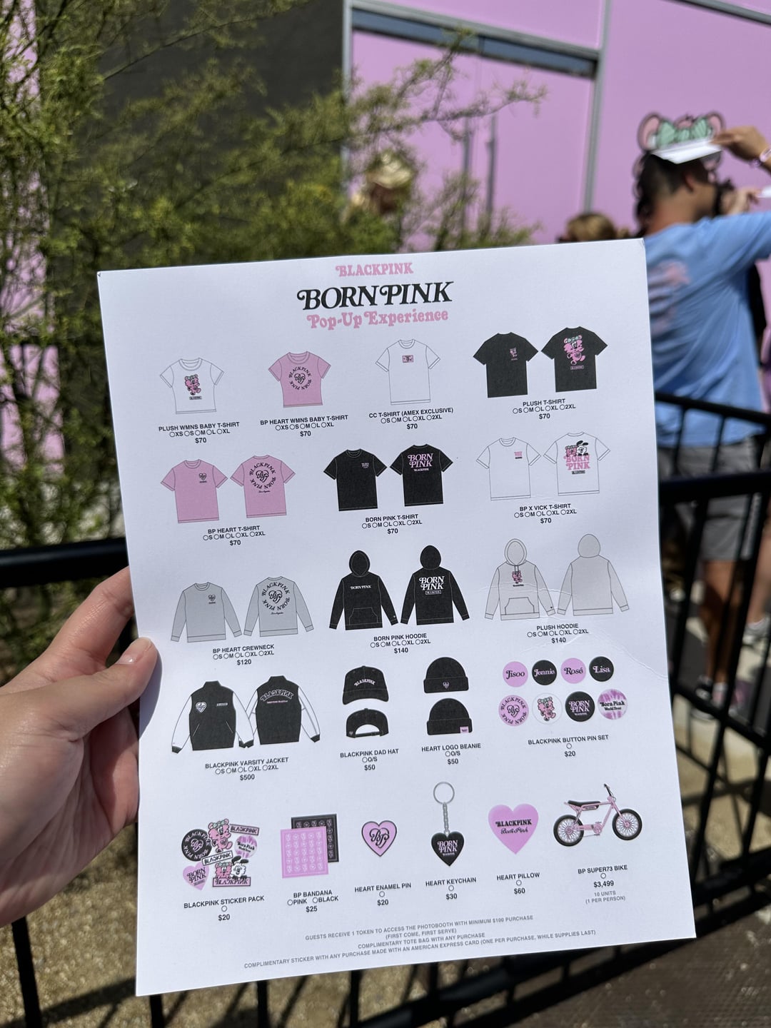 230825 Born Pink Pop-up LA | Blackpink x Verdy Merch