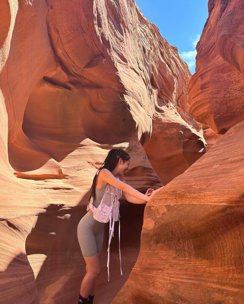 Jennie in the nature