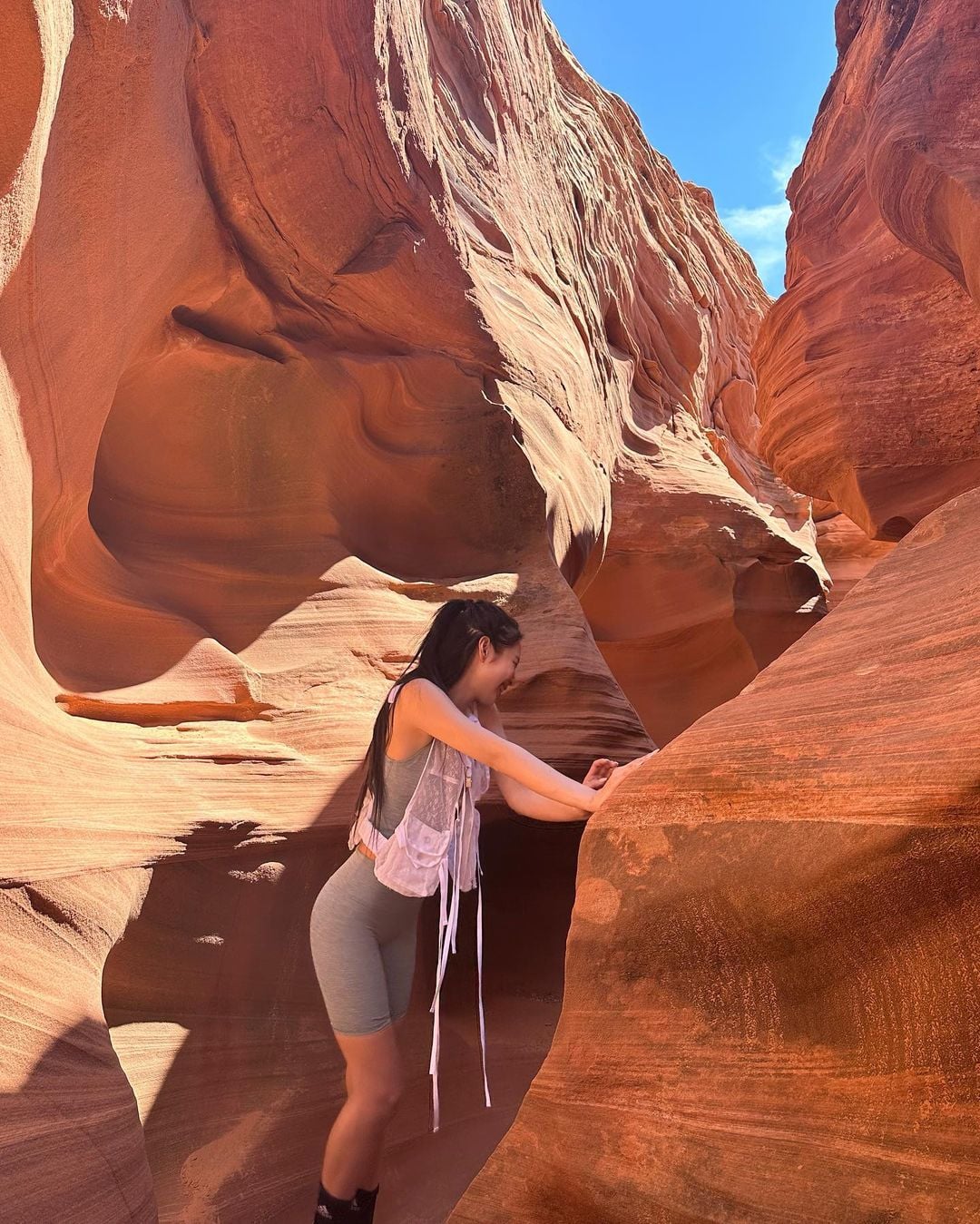 Jennie in the nature