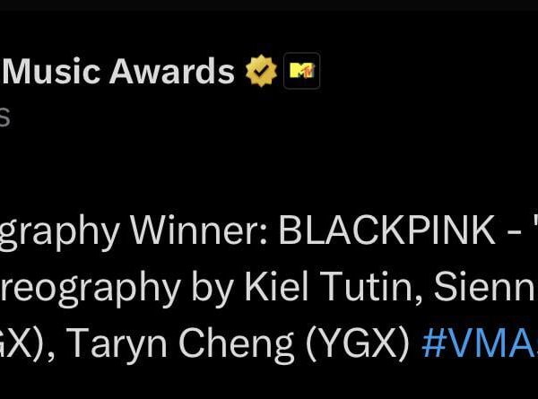 230912 BLACKPINK wins ‘Best Choreography’ for ‘Pink Venom’ at the 2023 MTV Video Music Awards!