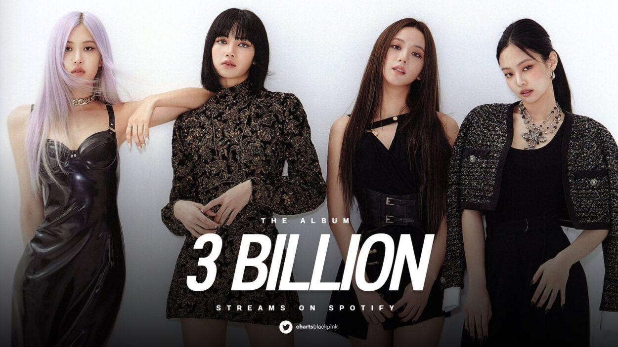 230929 'THE ALBUM' has now surpassed 3 Billion streams on Spotify, becoming the first studio album by a girl group to do so. It's also the first K-Pop female album to hit this milestone.