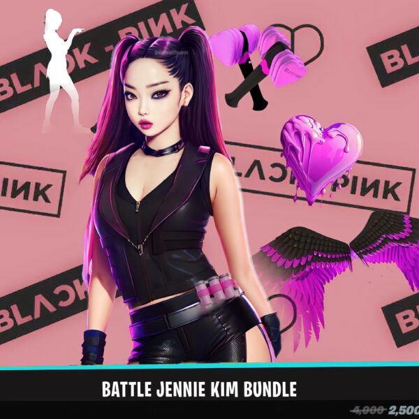 230907 BLACKPINK X Fortnite, Jennie Skin(Concept Art By Me)