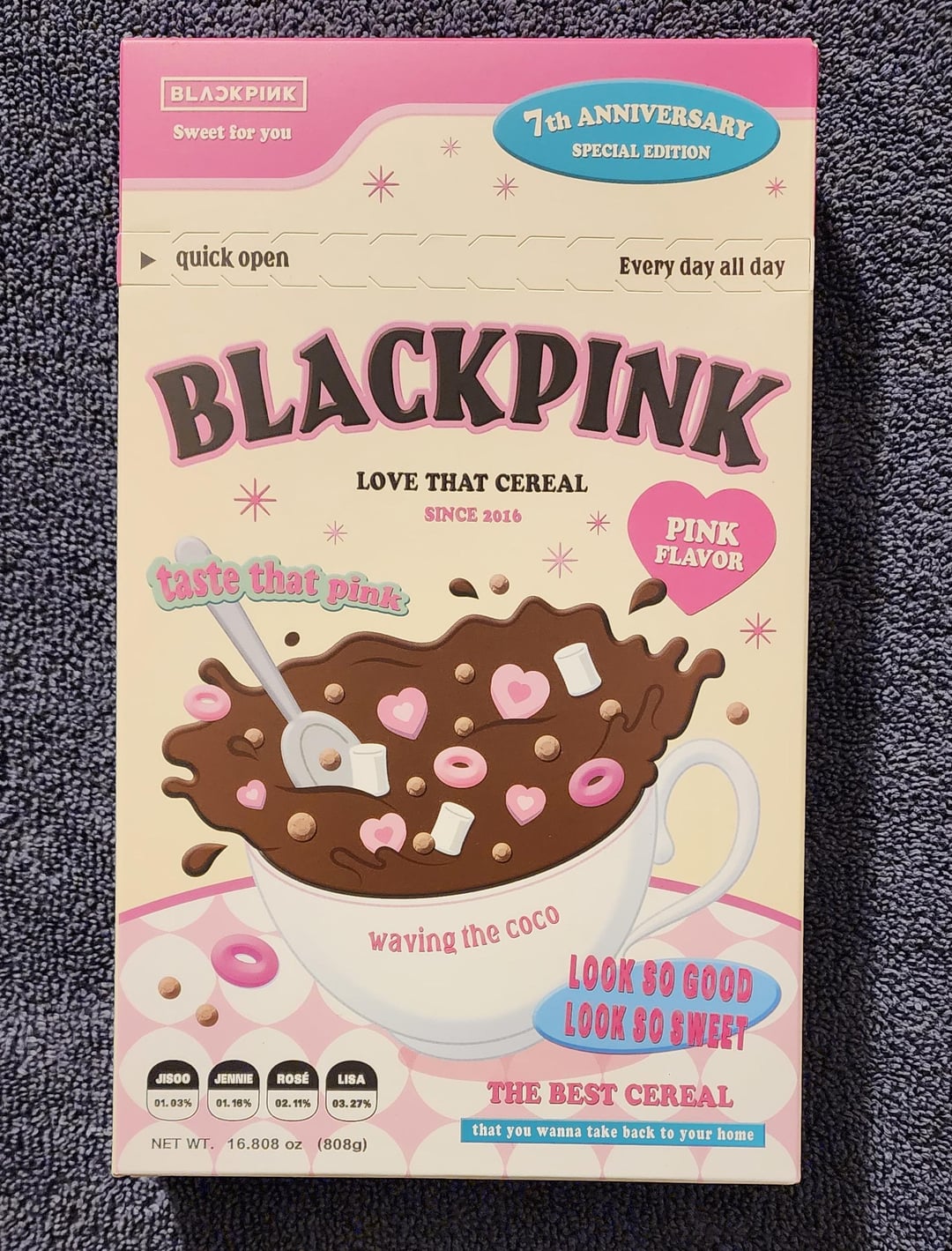 230920 Blackpink cereal