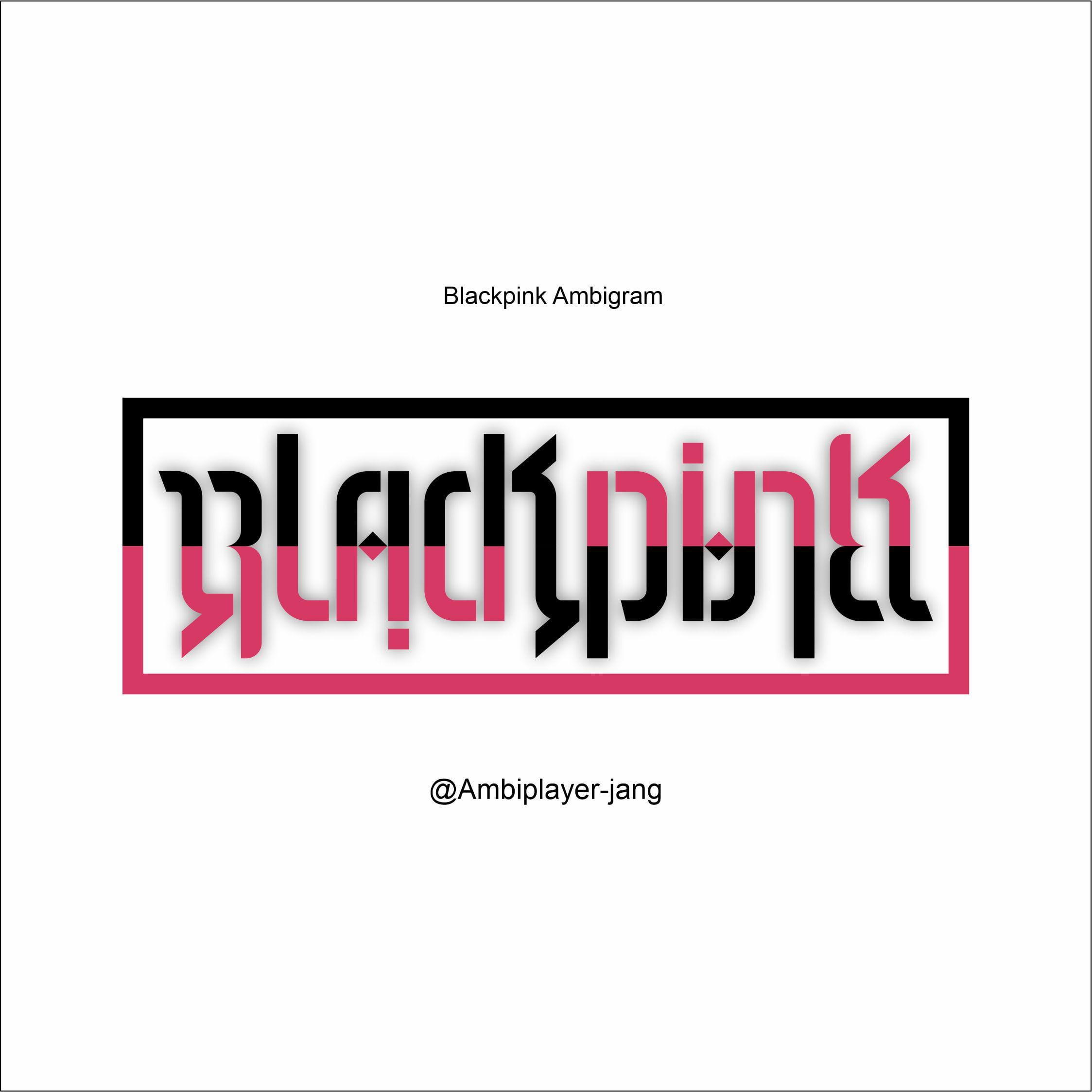230925 Blackpink Ambigram!