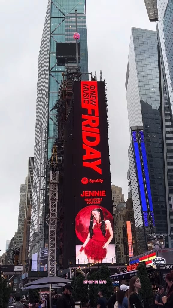 231007 JENNIE - Special Single [You & Me] Billboard Ad in Times Square, New York