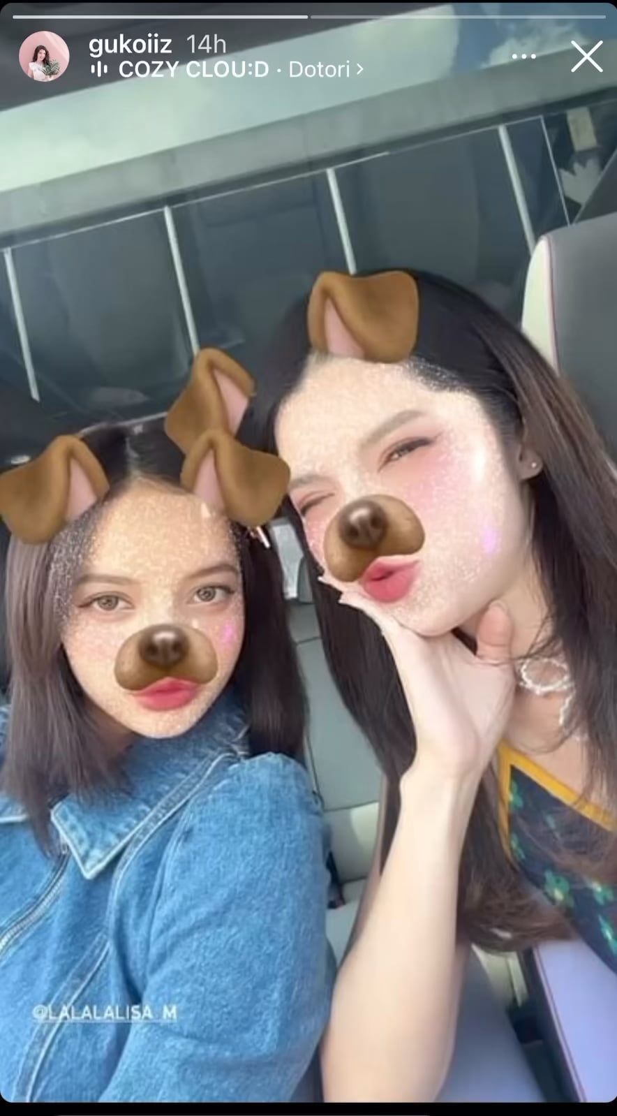 231015 gukoiiz IG story update w/Lisa