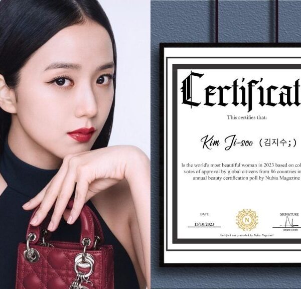Jisoo voted most beautiful woman in 2023
