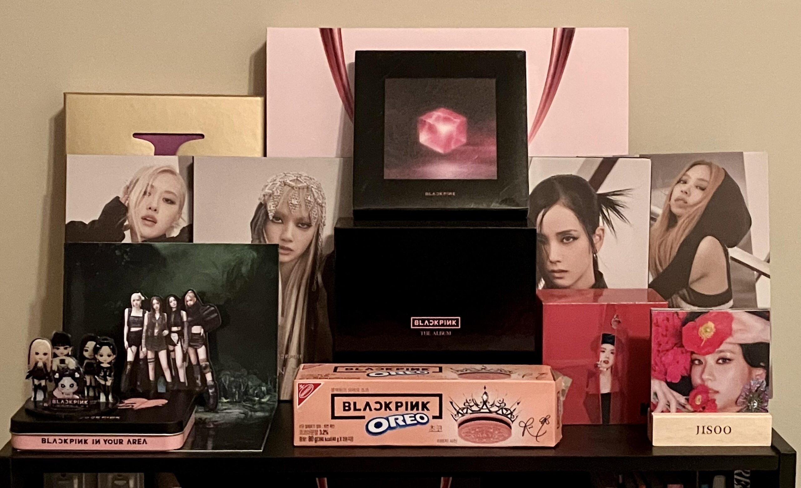 Thought you all might potentially appreciate my shelf display for our girls…🖤💖