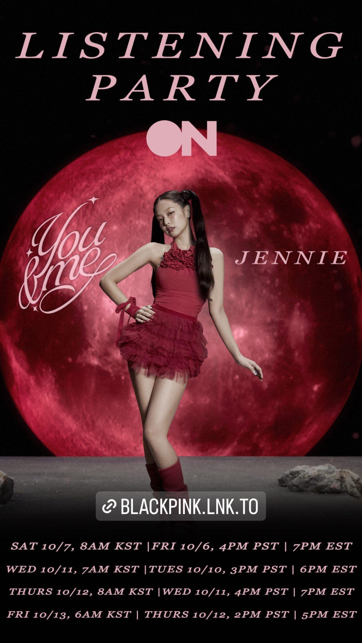 231006 JENNIE - Special Single [You & Me] Listening Party