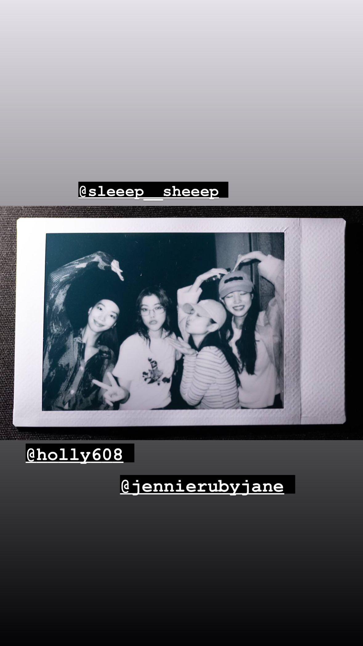 231104 hazzisss IG Story Update w/ Jennie