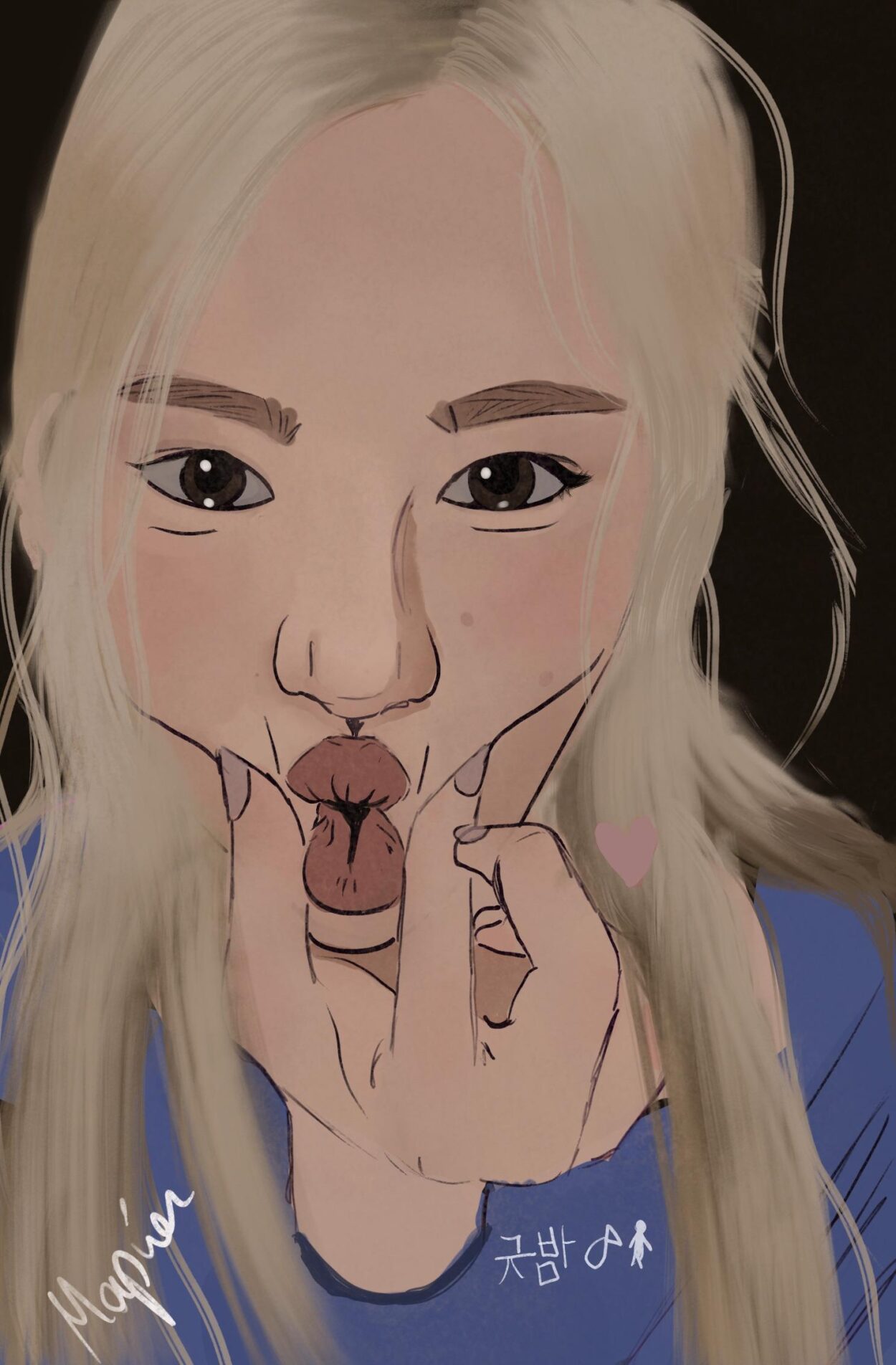 231126 Rosé IG Story Fan Art