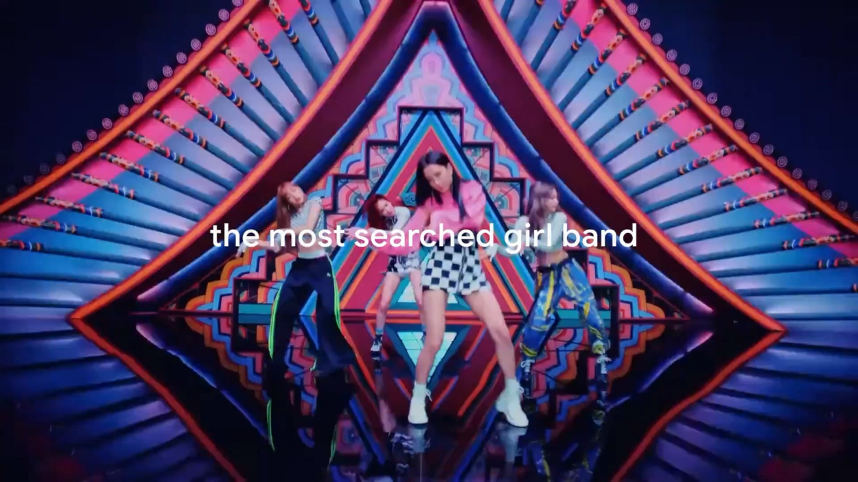 231212 Google's 25th anniversary commemorative video mentioned BLACKPINK as the most searched girl band in the platform of all time