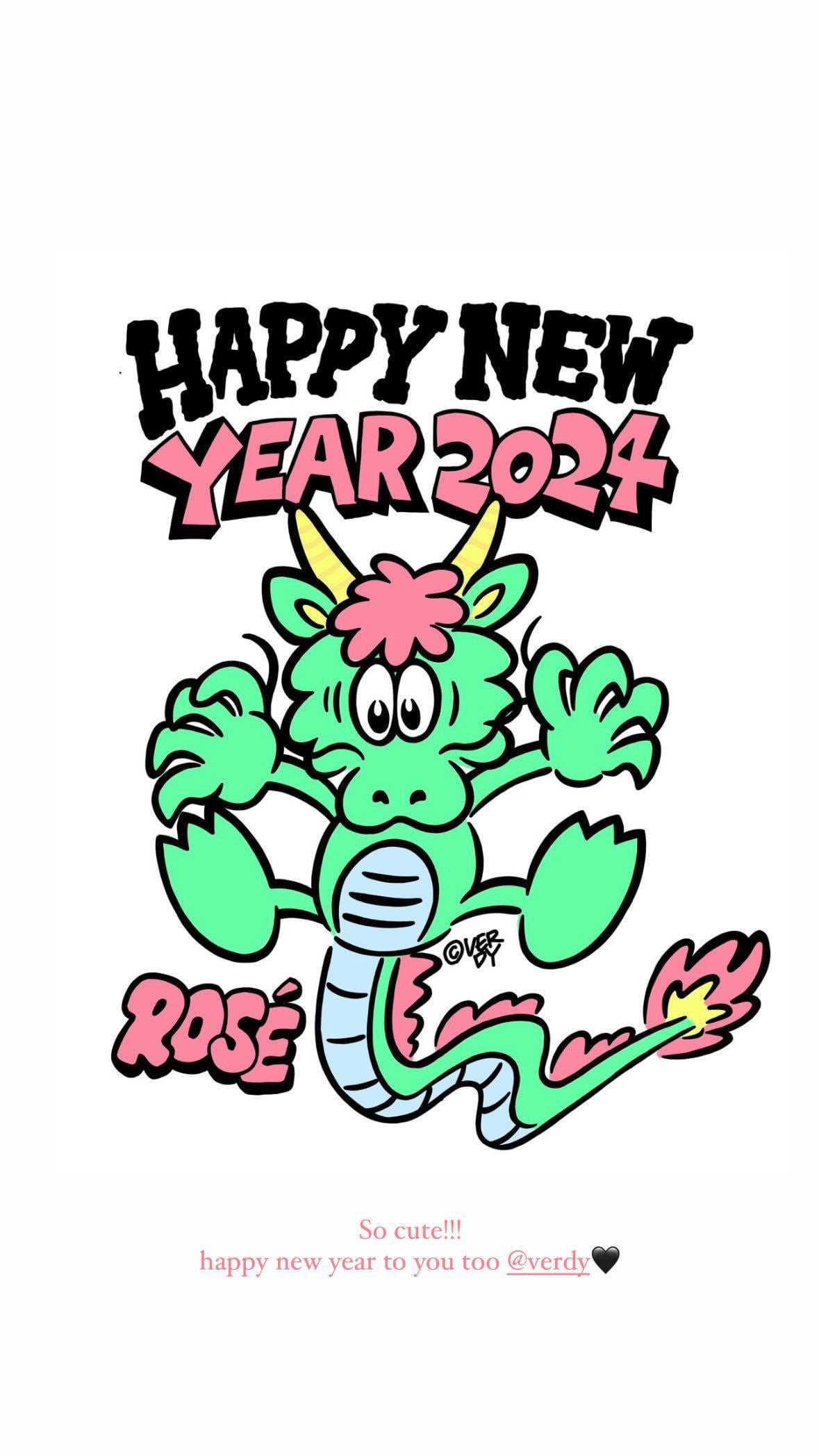 240102 Rosé IG Story Update